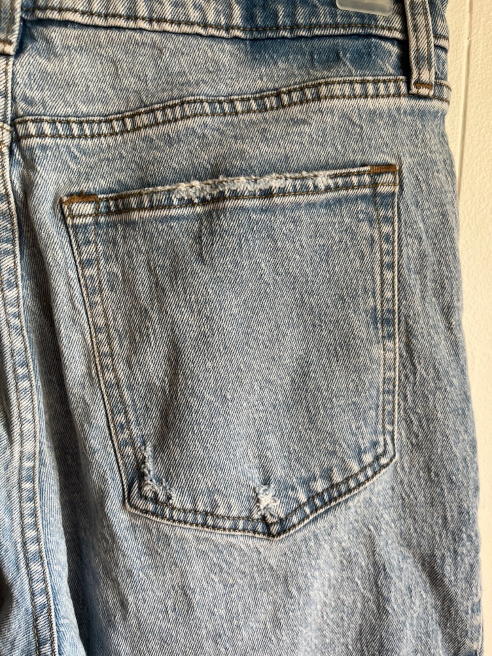 Abercrombie & Fitch Women's 90s Straight Ultra High-Rise Blue Jeans Sz 32/14 S - Picture 12 of 12